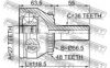 FEBEST 2710-XC90 Joint, drive shaft